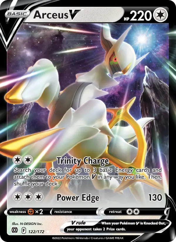Arceus V — Brilliant Stars card #122