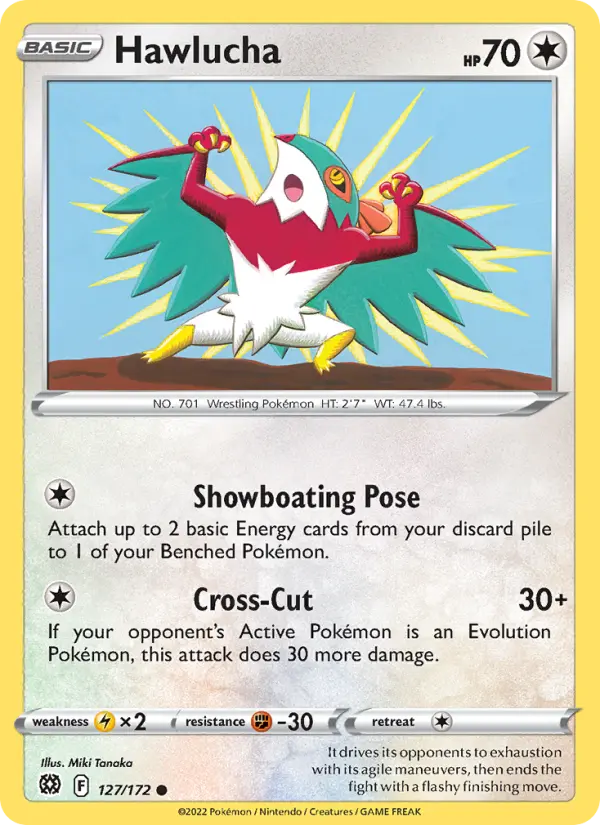 Hawlucha — Brilliant Stars card #127