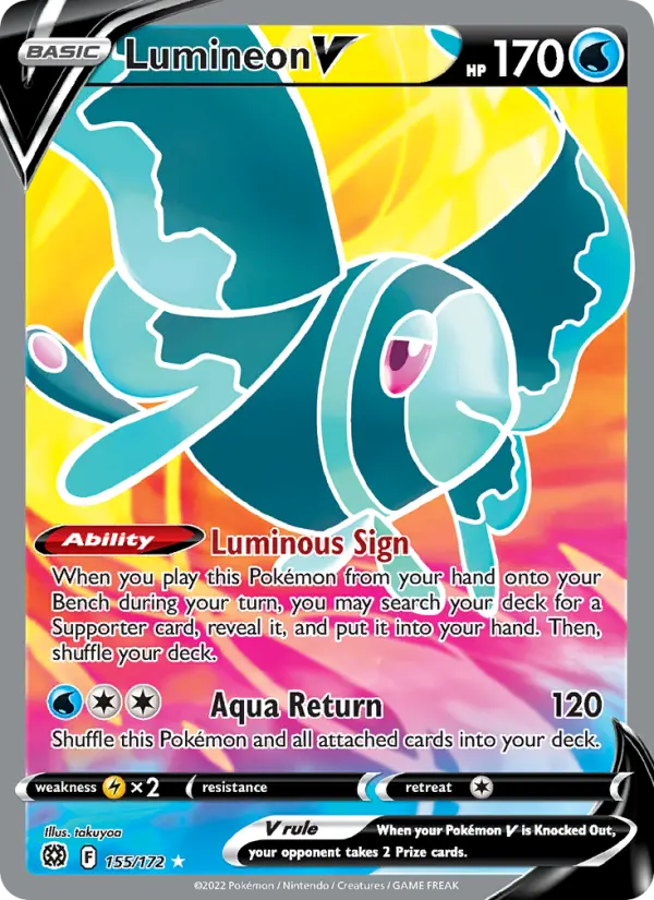 Lumineon V — Brilliant Stars card #155