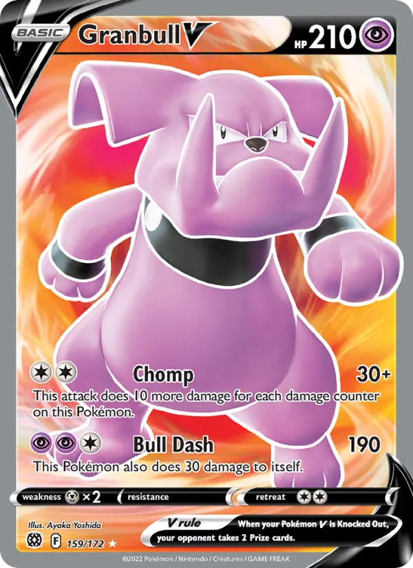 Granbull V — Brilliant Stars card #159