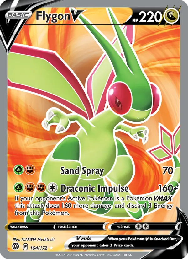 Flygon V — Brilliant Stars card #164