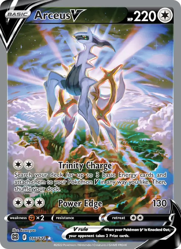 Arceus V — Brilliant Stars card #166