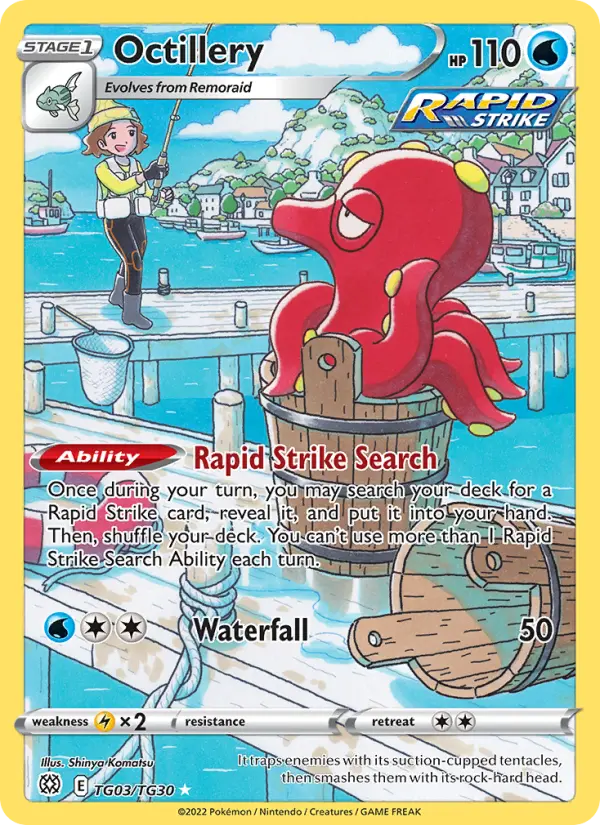 Octillery — Brilliant Stars card #TG03