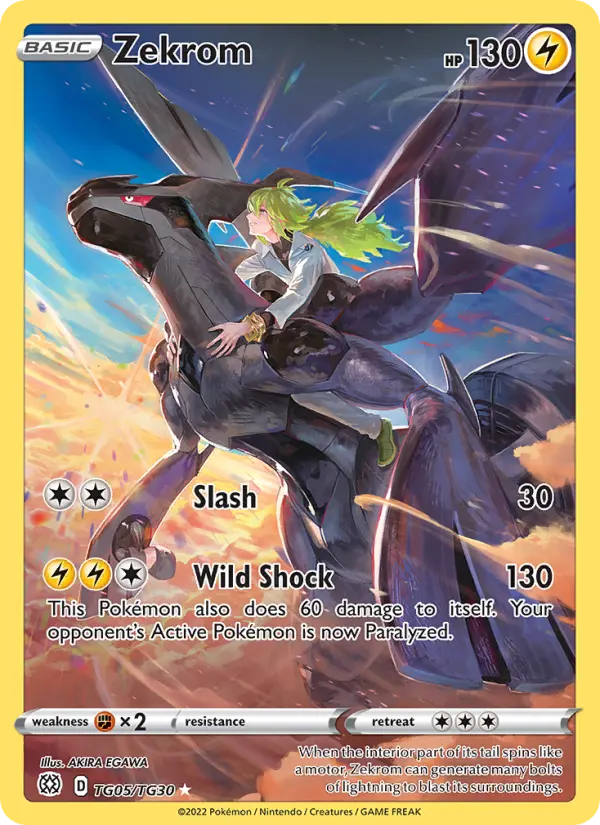 Zekrom — Brilliant Stars card #TG05