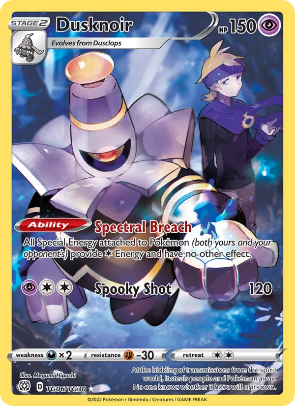 Dusknoir — Brilliant Stars card #TG06