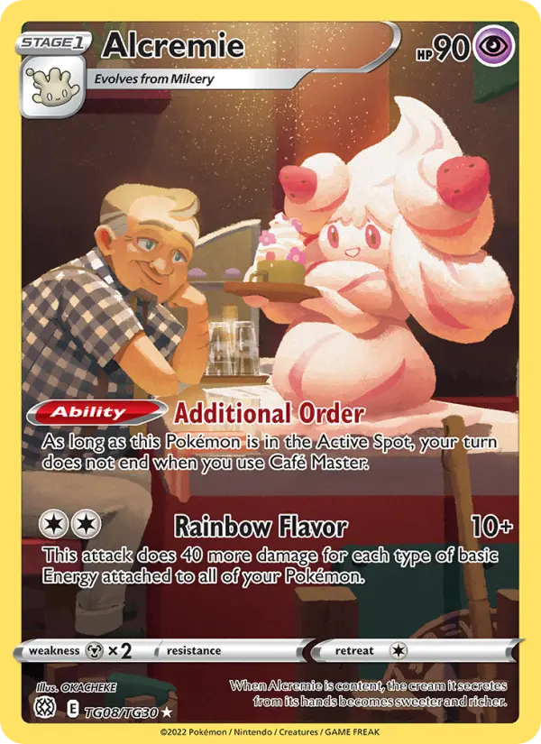 Alcremie — Brilliant Stars card #TG08