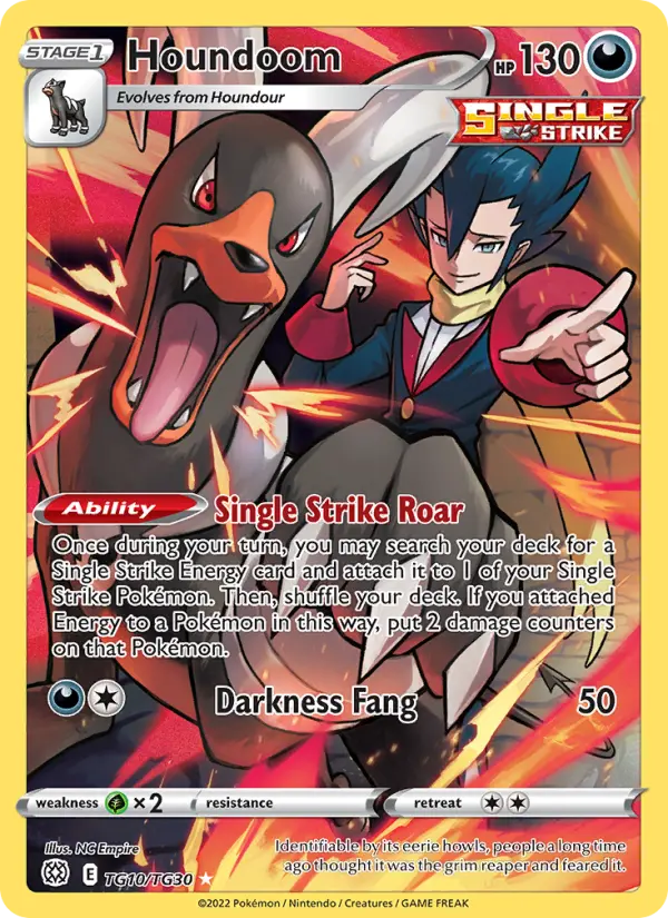 Houndoom — Brilliant Stars card #TG10