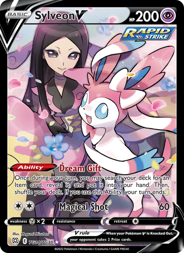 Sylveon V — Brilliant Stars card #TG14