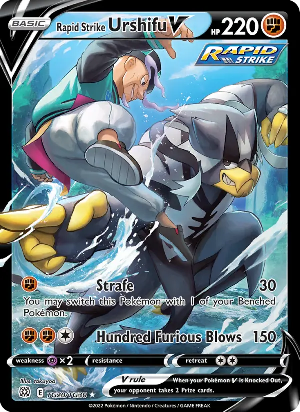 Rapid Strike Urshifu V — Brilliant Stars card #TG20