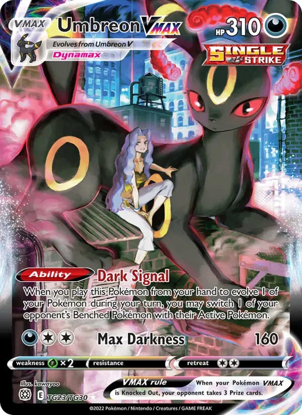 Umbreon VMAX — Brilliant Stars card #TG23