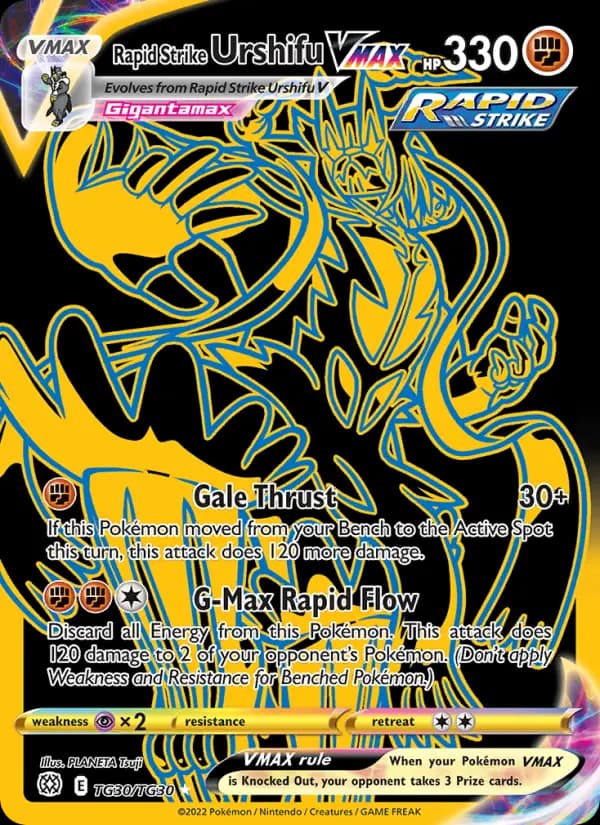 Rapid Strike Urshifu VMAX — Brilliant Stars card #TG30