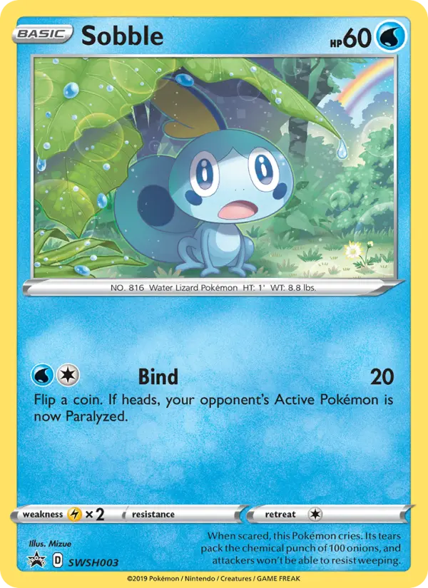 Sobble — SWSH Black Star Promos card #SWSH003