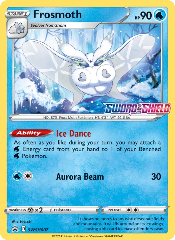 Frosmoth — SWSH Black Star Promos card #SWSH007