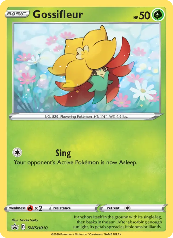 Gossifleur — SWSH Black Star Promos card #SWSH010