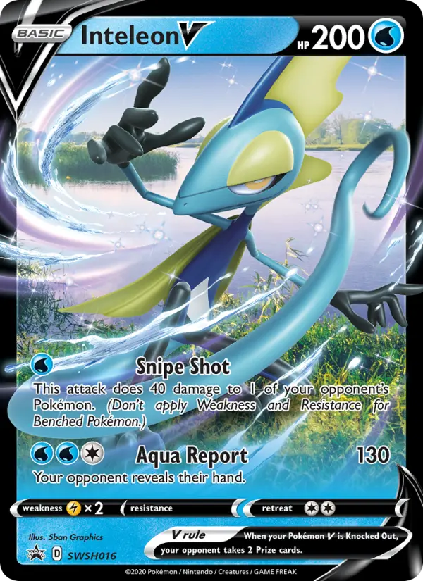 Inteleon V — SWSH Black Star Promos card #SWSH016
