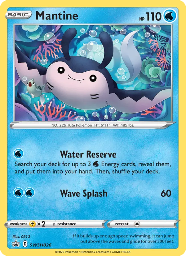 Mantine — SWSH Black Star Promos card #SWSH026