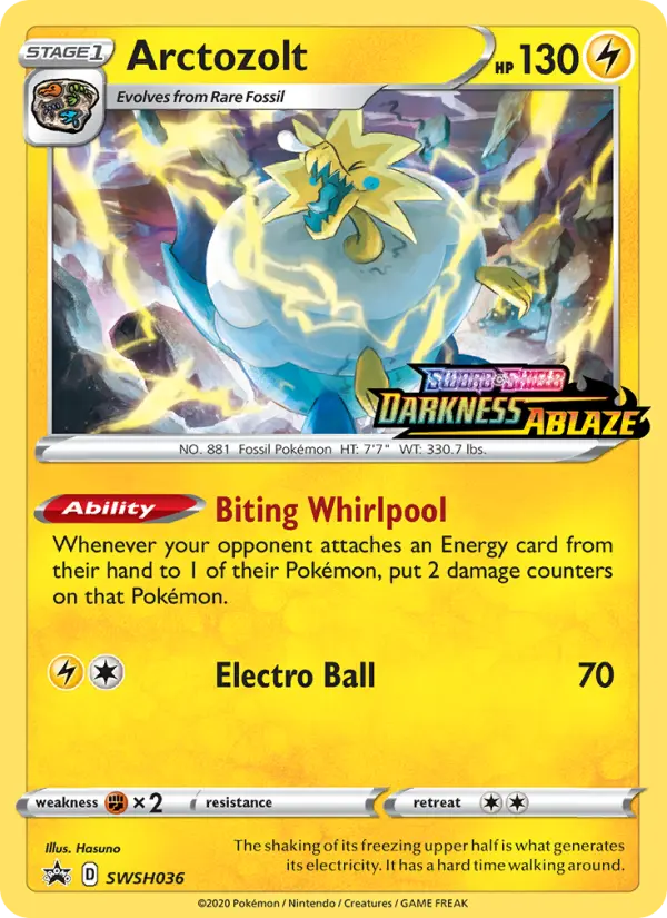 Arctozolt — SWSH Black Star Promos card #SWSH036