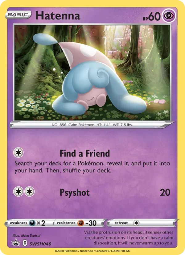 Hatenna — SWSH Black Star Promos card #SWSH040