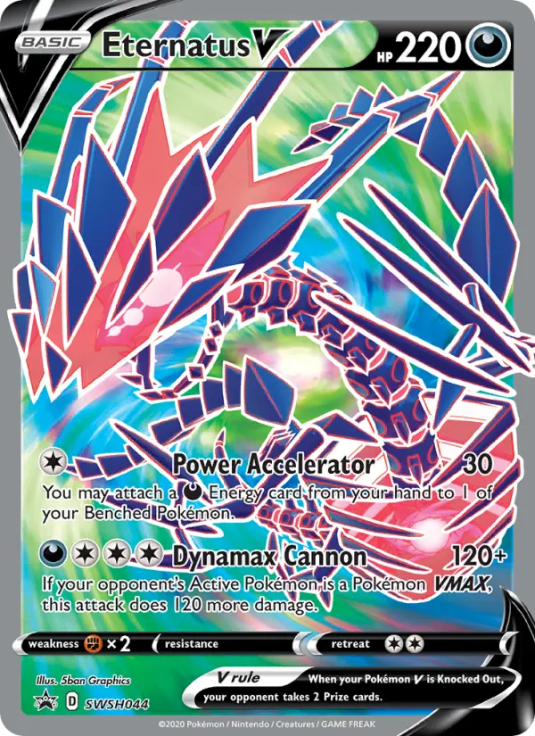 Eternatus V — SWSH Black Star Promos card #SWSH044