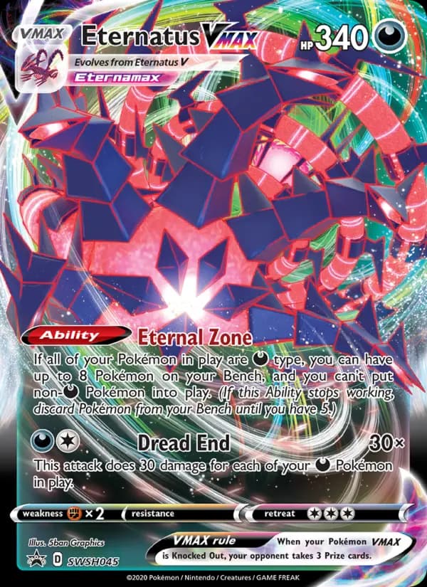 Eternatus VMAX — SWSH Black Star Promos card #SWSH045