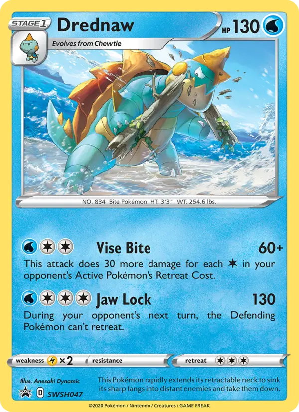 Drednaw — SWSH Black Star Promos card #SWSH047