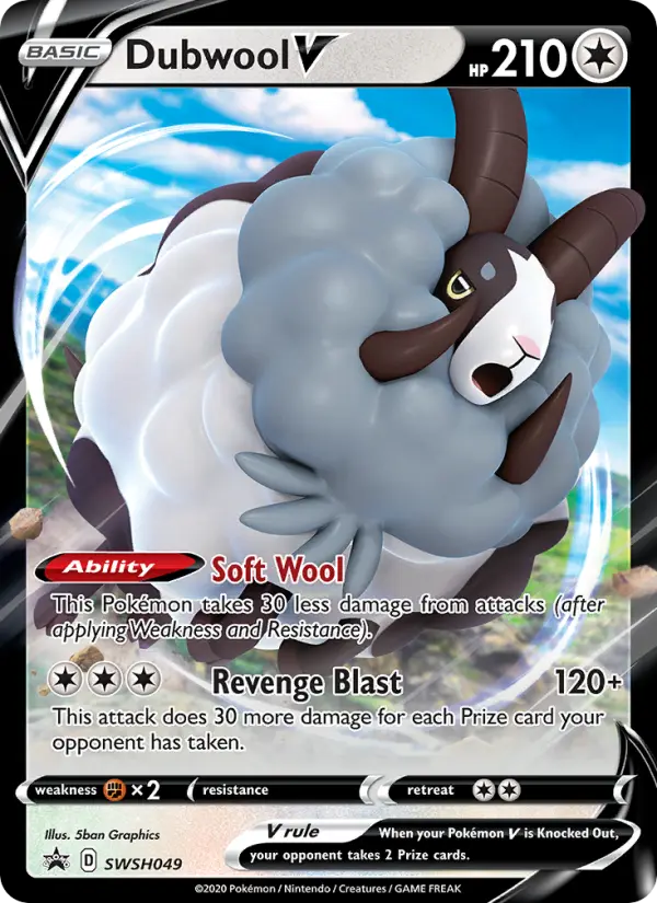 Dubwool V — SWSH Black Star Promos card #SWSH049