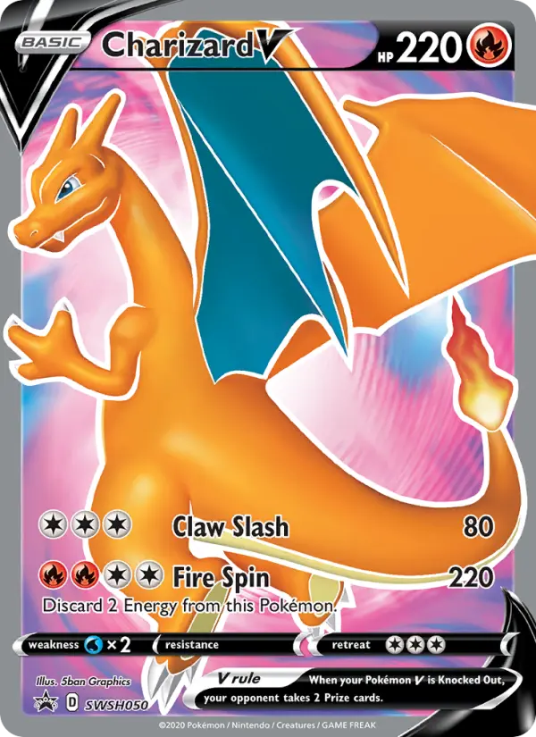 Charizard V — SWSH Black Star Promos card #SWSH050