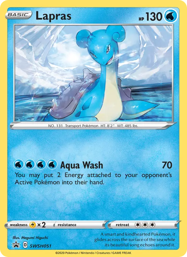 Lapras — SWSH Black Star Promos card #SWSH051