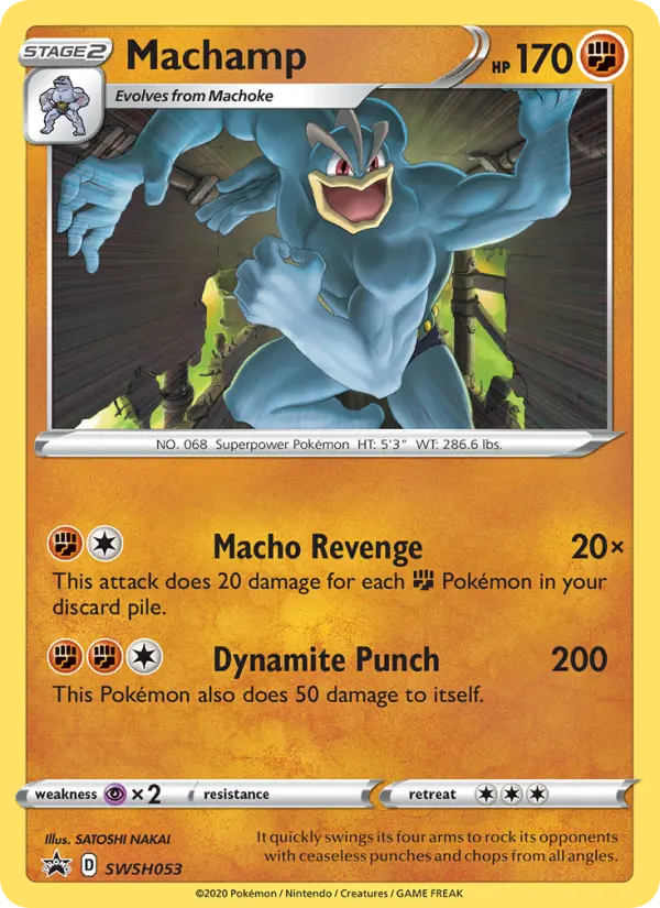Machamp — SWSH Black Star Promos card #SWSH053