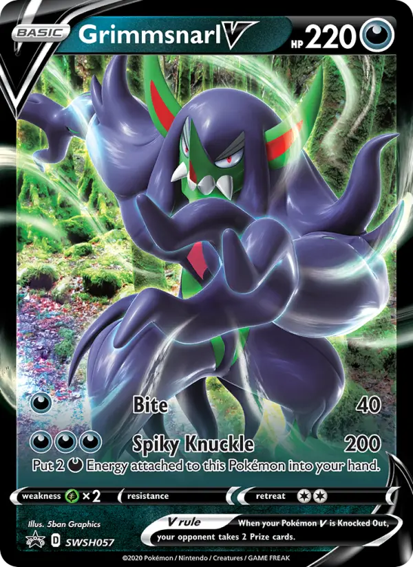 Grimmsnarl V — SWSH Black Star Promos card #SWSH057