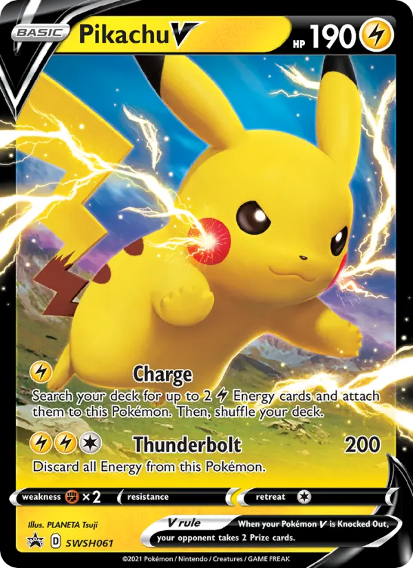 Pikachu V — SWSH Black Star Promos card #SWSH061