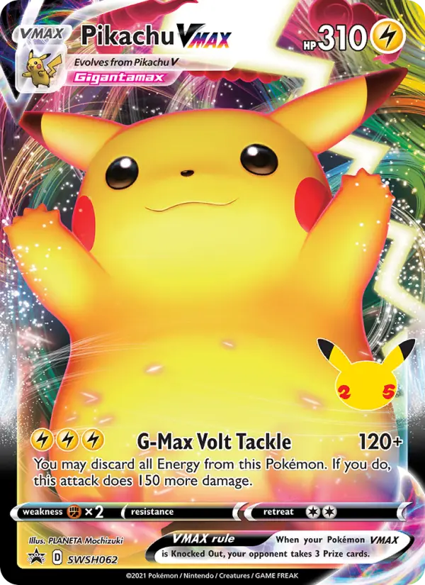 Pikachu VMAX — SWSH Black Star Promos card #SWSH062