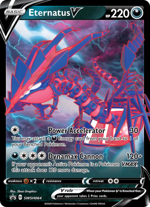 Eternatus V — SWSH Black Star Promos card #SWSH064