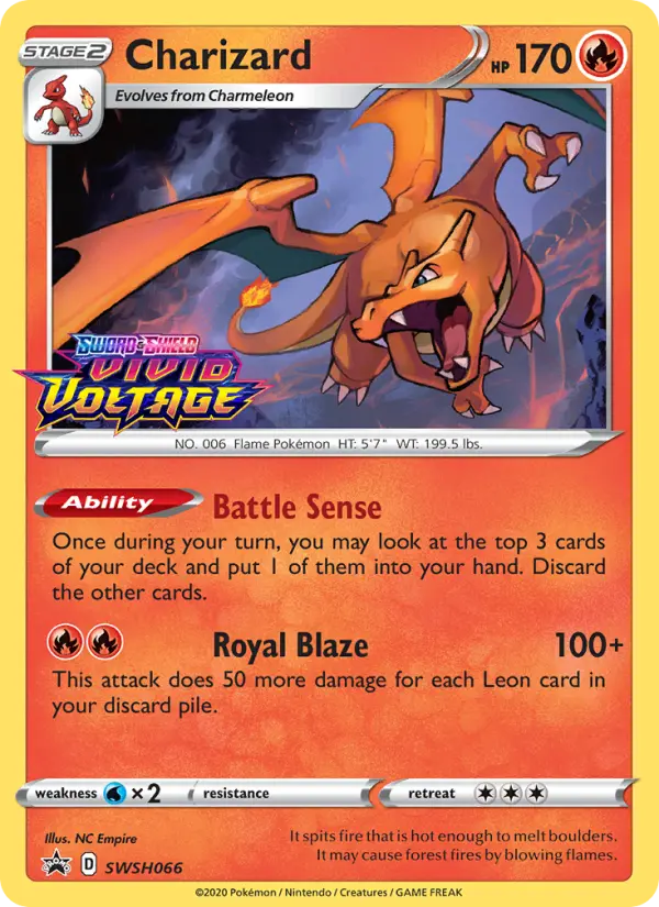 Charizard — SWSH Black Star Promos card #SWSH066