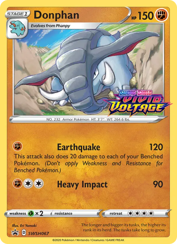 Donphan — SWSH Black Star Promos card #SWSH067