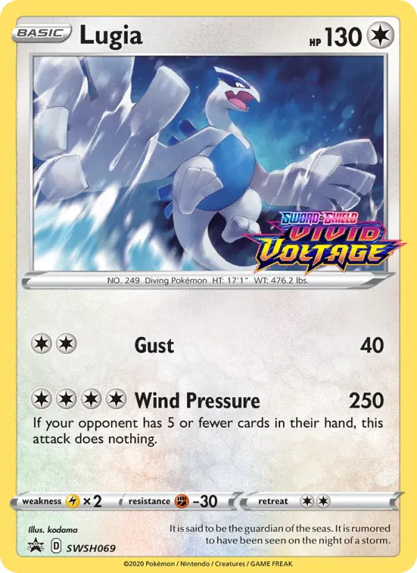 Lugia — SWSH Black Star Promos card #SWSH069