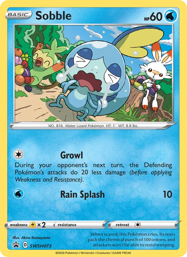 Sobble — SWSH Black Star Promos card #SWSH073