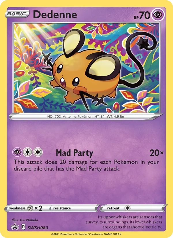 Dedenne — SWSH Black Star Promos card #SWSH080