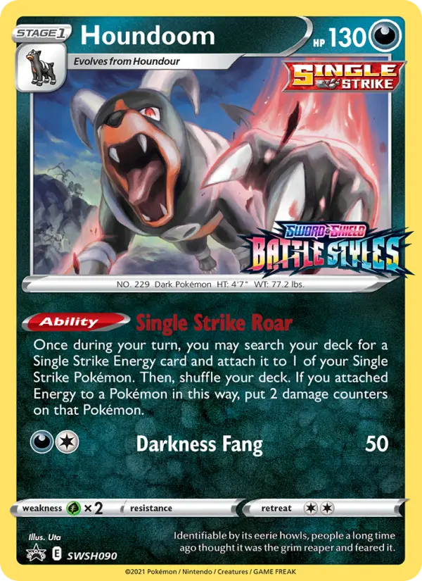 Houndoom — SWSH Black Star Promos card #SWSH090