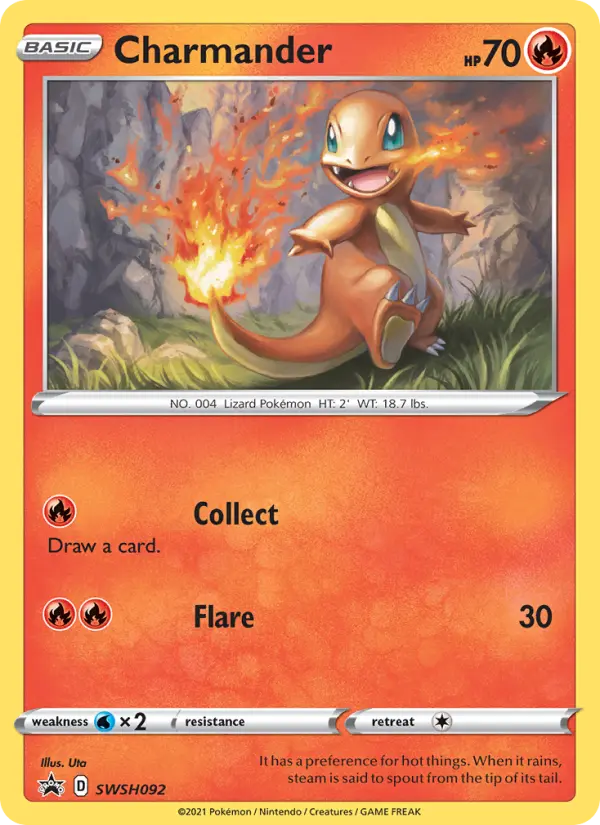 Charmander — SWSH Black Star Promos card #SWSH092
