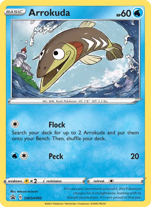 Arrokuda — SWSH Black Star Promos card #SWSH093