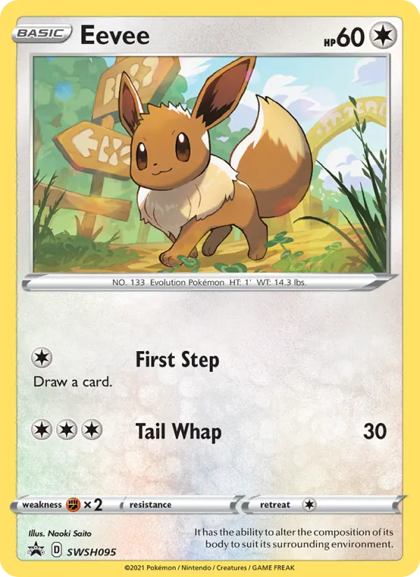 Eevee — SWSH Black Star Promos card #SWSH095