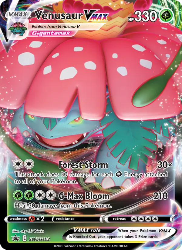 Venusaur VMAX — SWSH Black Star Promos card #SWSH102