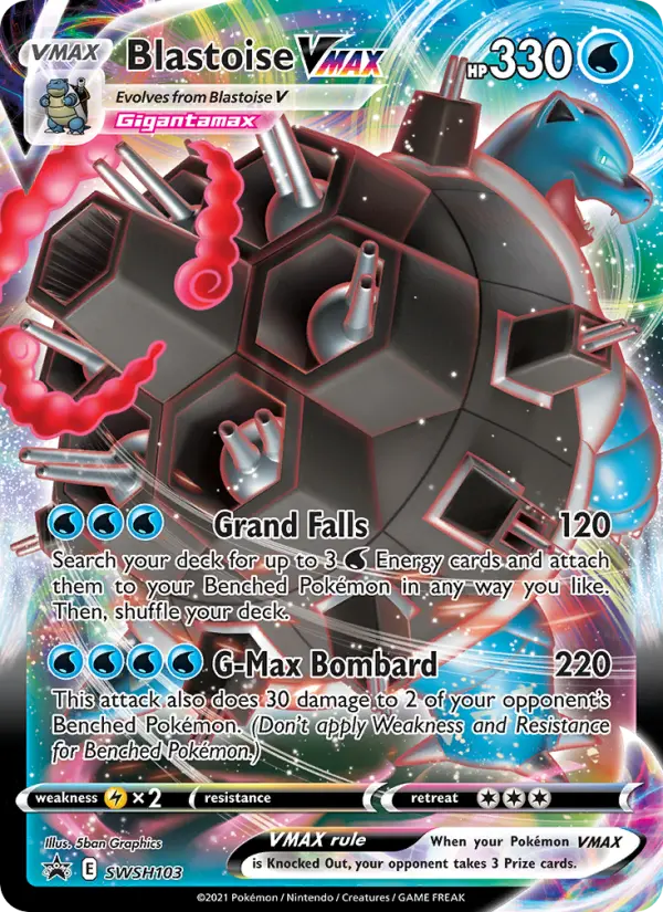 Blastoise VMAX — SWSH Black Star Promos card #SWSH103