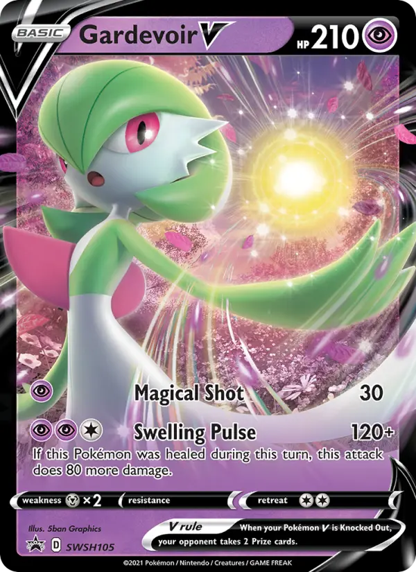 Gardevoir V — SWSH Black Star Promos card #SWSH105