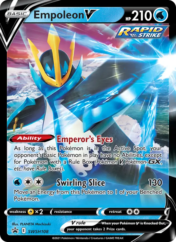 Empoleon V — SWSH Black Star Promos card #SWSH108