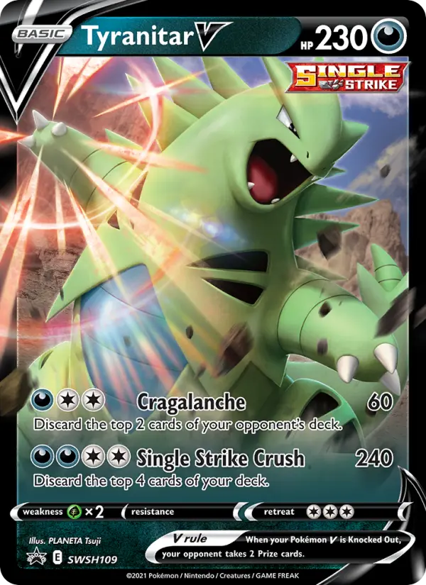 Tyranitar V — SWSH Black Star Promos card #SWSH109