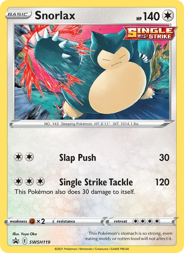 Snorlax — SWSH Black Star Promos card #SWSH119