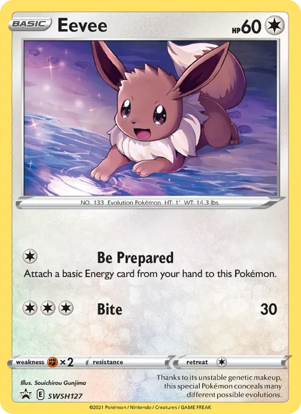 Eevee — SWSH Black Star Promos card #SWSH127