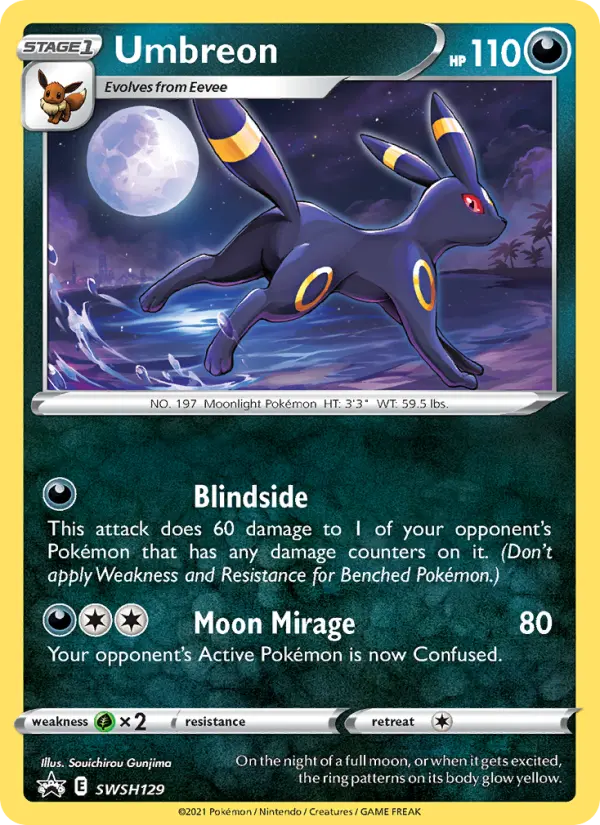 Umbreon — SWSH Black Star Promos card #SWSH129